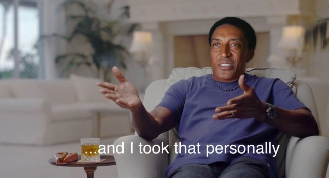 Scottie Pippen last dance personally meme