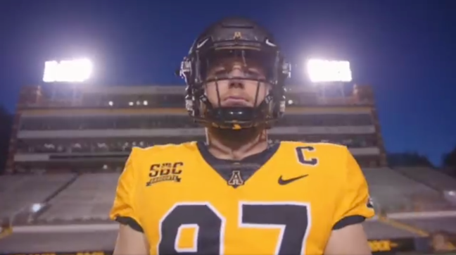 Appalachian State Football Uniform Reveal Veterans Day Heros