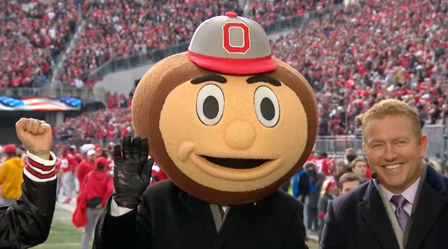 Lee Corso Leaves Ohio State Michigan State Game