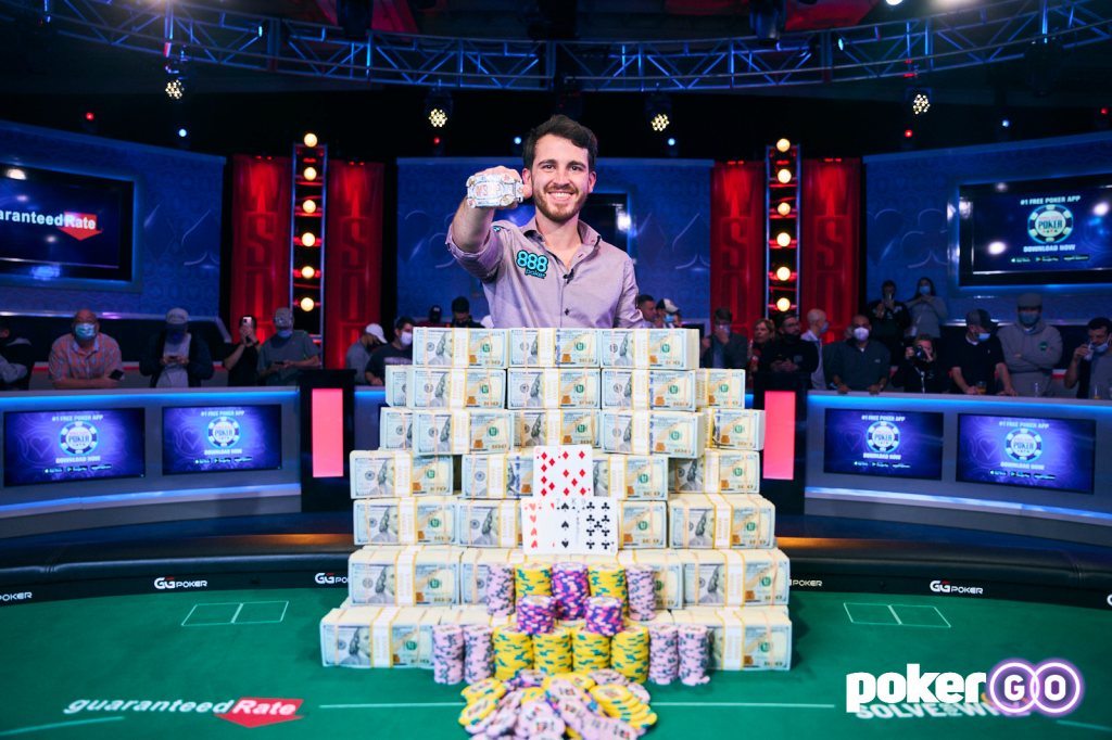 final hand 2021 WSOP Main Event final table Koray