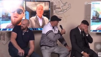 BT Sport Issues Apology After Tommy Fury’s Dad Makes  Wildly Inappropriate Comment About Jake Paul’s Girlfriend During Press Conference