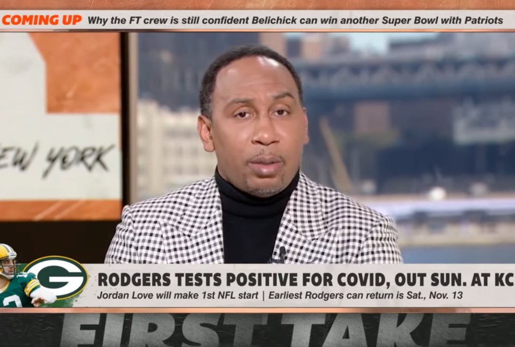Stephen A. Smith Aaron Rodgers liar rant