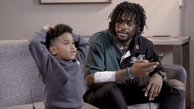 Trevon Diggs Son Aaiden Diggs Trying To Pronounce Lamar Jackson