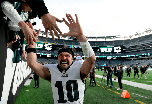 Gardner Minshew Eagles Celebrating Father Jets Win