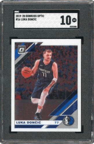 Mavericks Luka Doncic 2019 Donruss Optic