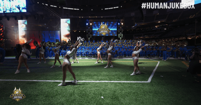 Southern University Human Jukebox Marching Band Battle Of The Bands Bayou Classic 2021 Adele Easy On Me