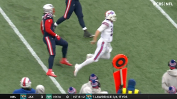 Patriots LB Matthew Judon Sparks Debate By Tripping Bills QB Josh Allen After The Play