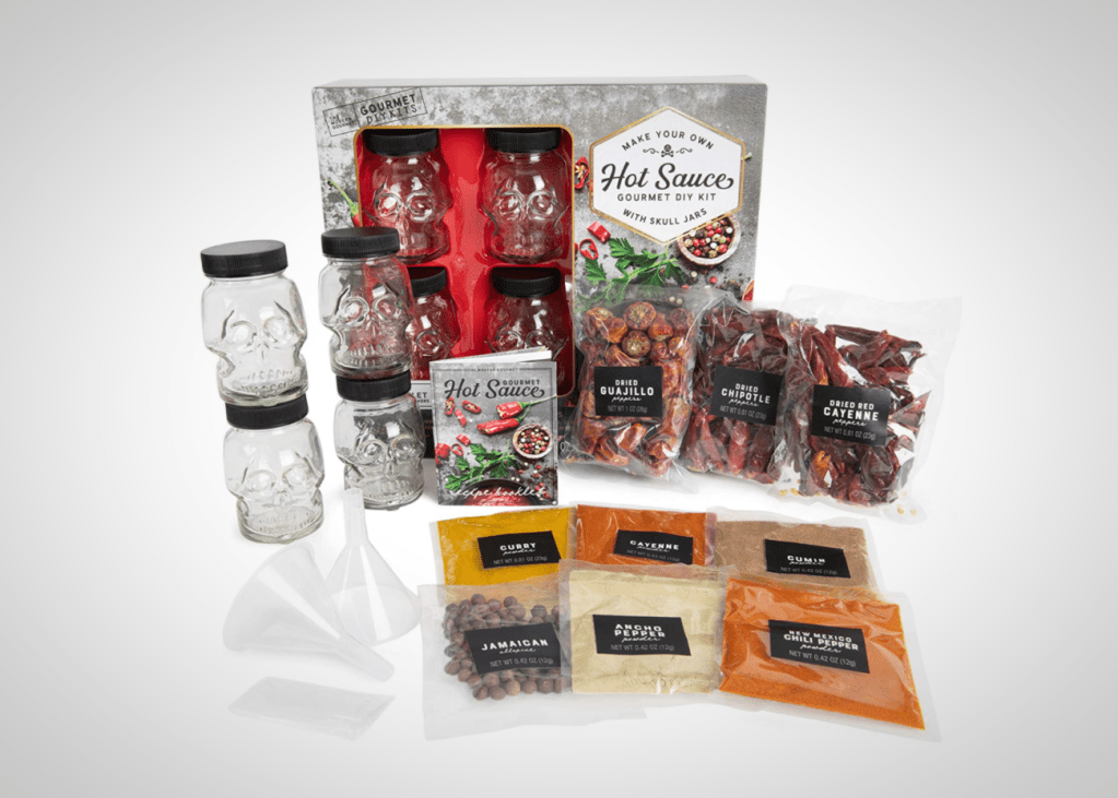 hot sauce making kit DIY gift ideas