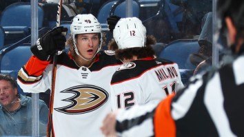 Anaheim’s Trevor Zegras Created One Of The Best NHL Goals This Century With An Over-The-Net Alley-Oop