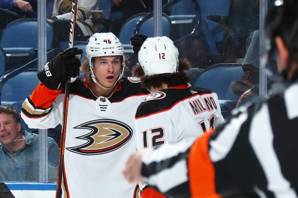Anaheim's Trevor Zegras Created One Of The Best NHL Goals This Century With An Over-The-Net Alley-Oop