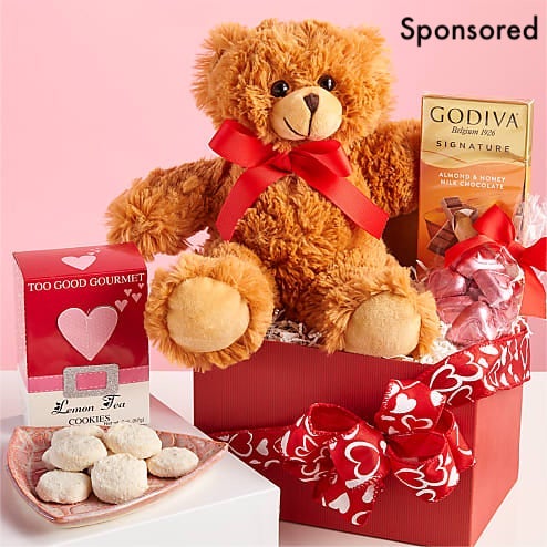 Beary Sweet Valentine's Day Gift Basket