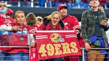Wild Aerial Photo Shows Just How Many 49ers Fans Took Over SoFi Stadium For NFC Championship