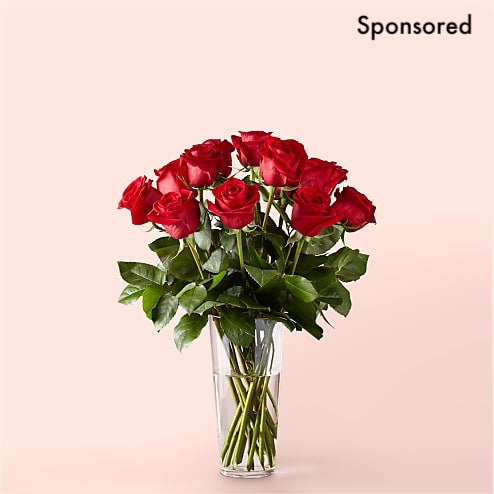 Long Stem Red Rose Bouquet