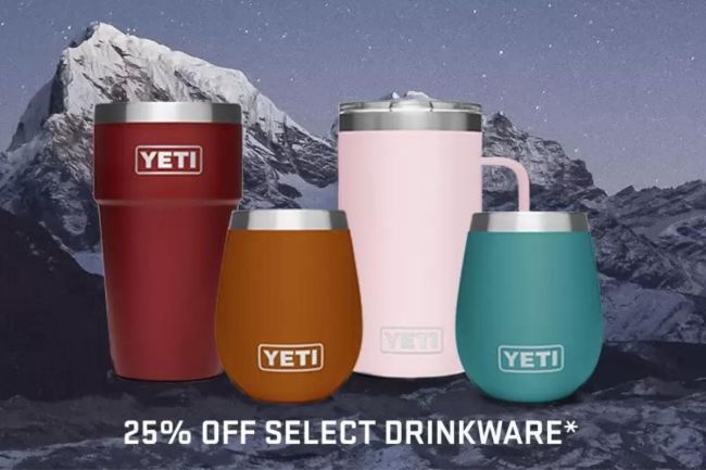 Did Someone Say YETI Sale? Take 25% Off Select YETI Drinkware Today