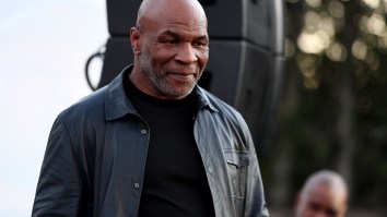 You Have To See This Video Of Mike Tyson Hitting 2 Consecutive Bullseyes While Throwing Darts Blindfolded