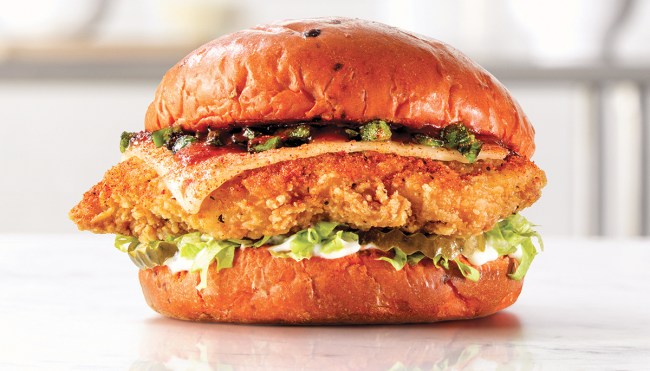 Arby's Diablo Chicken Sandwich Is So Hot Is Come With A Free Milkshake
