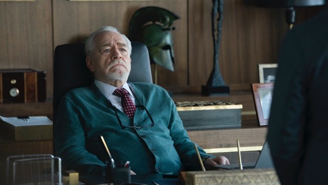 brian cox as logan roy in succession