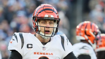 Childhood Photo Of Joe Burrow Wearing A Chiefs Helmet Has Somehow Led To A Ton Of Brittany Matthews Jokes
