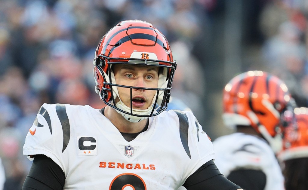 Childhood Photo Of Joe Burrow Wearing A Chiefs Helmet Has Somehow Led To A Ton Of Brittany Matthews Jokes