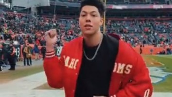 Jackson Mahomes’ Latest Sideline TikTok Dance During Chiefs-Broncos Game Annoyed The Hell Out Of NFL Fans