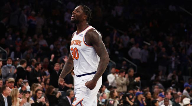 Julius Randle Was Legit Shocked By Jalen Brunson's Dunk In Knicks Win