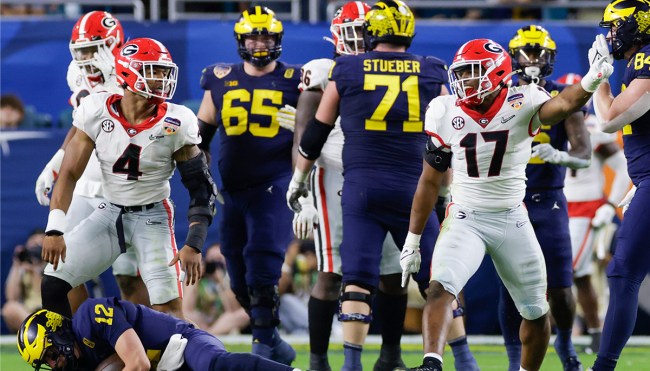 Michigan Linemen Trolled for Pregame Shirts At Orange Bowl
