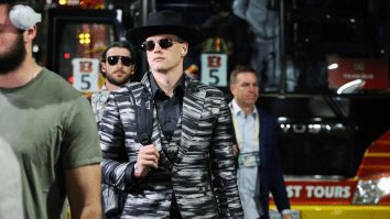 Bengals Fans Were Very Glad To See Joe Burrow Dancing On Stage With Kid Cudi After Super Bowl