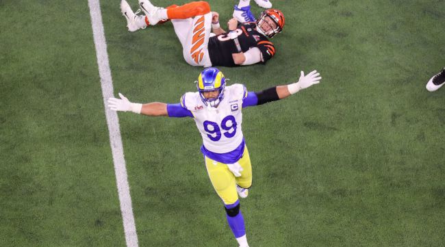Aaron Donald: Joe Burrow Interaction 'Woke Him Up' During Super Bowl