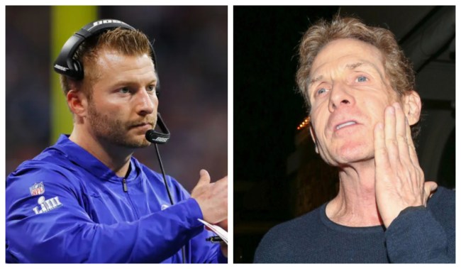Skip Bayless Blasts Sean McVay Seconds After Rams' Super Bowl Win
