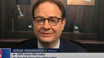 Adrian Wojnarowski Shuts Down ESPN Colleague’s Report About A Possible James Harden For Ben Simmons Trade