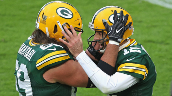 Aaron Rodgers Is Currently Officiating His Teammate’s Wedding In California And It Must Be A Little Bit Awkward