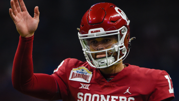 Caleb Williams Appears To Be So Over His Time With Oklahoma That He Is Just Giving Old Gear Away