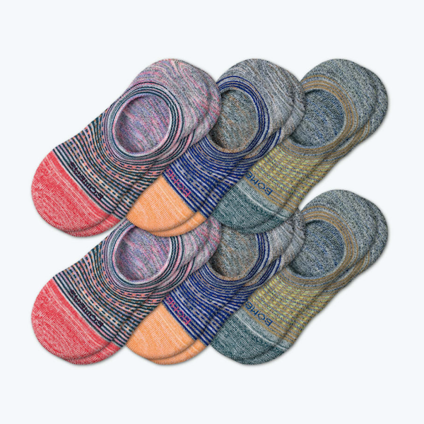 Bombas Performance Cushioned No Show 6-Pack