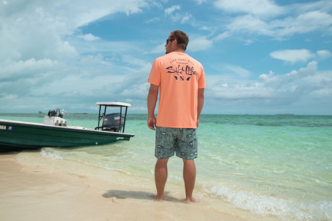 Salt Life Watermans Trifecta Performance Pocket Tee