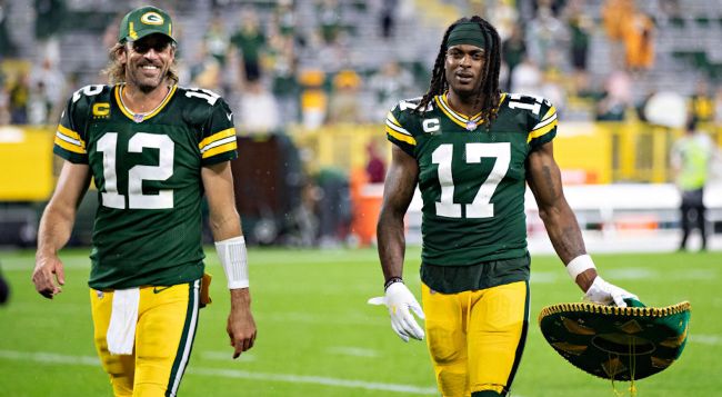 Aaron Rodgers Catching Heat For Davante Adams Leaving Green Bay