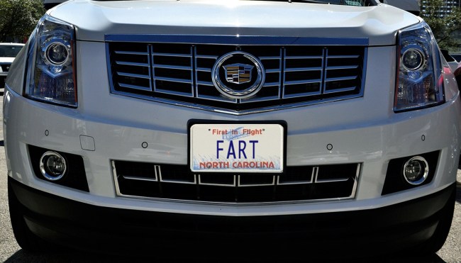 North Carolina Woman Fights After 'FART' License Plate Flagged By DMV