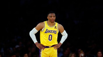 Russell Westbrook Can’t Help But Feed His Trolls, Confronts Fan Calling Him ‘Westbrick’ During Warmups