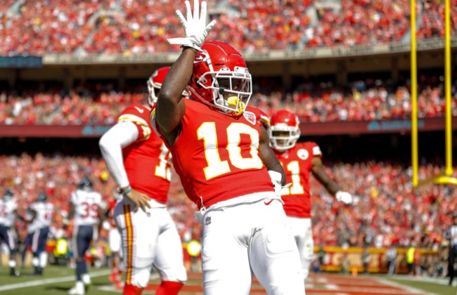 NFL Fans React To News Of Tyreek Hill Seeking A Trade From The Chiefs