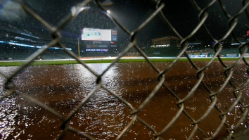 Chaotic Scene Unfolds After Wild Winds, Crazy Weather Blows Roof Off Of Barn During Baseball Game