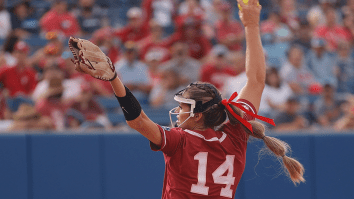 Heartwarming Video Shows Young Softball Player Mimicking Alabama Pitcher Next To The Bullpen