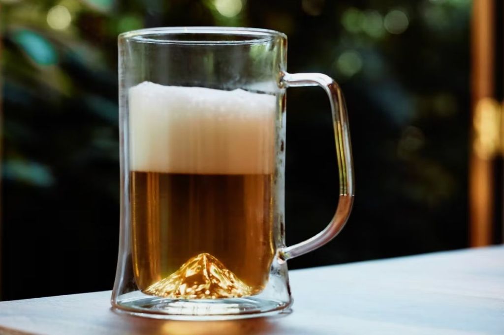 Whiskey Peaks Double Wall Beer Stein