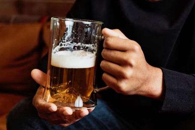 Whiskey Peaks Double Wall Beer Stein
