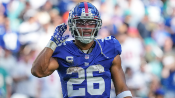 Saquon Barkley Looks Healthy, Thicker Than Ever, And Explosive In First Look At Giants OTAs In 2022