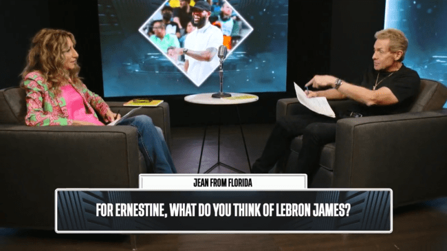 NBA Fans React To Skip Bayless Wife Saying She Likes LeBron James