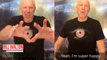 Bill Walton Congratulates Dave Pasch On ESPN Contract Extension By Pretending He’s A Ghost