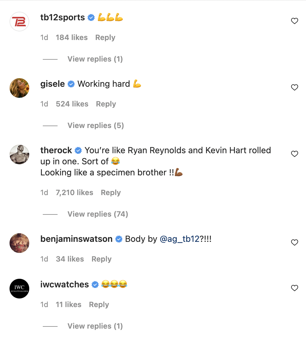Tom Brady Flexed His Jacked Arms On Instagram And People Went Nuts