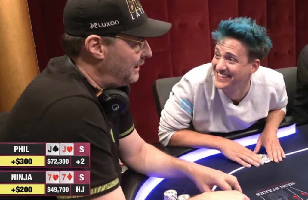 Mr. Beast And Ninja Challenge World's Best Poker Pros Which Led To Luckiest Hand Ever Against Phil Hellmuth
