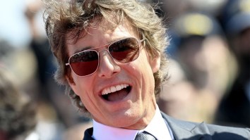 Tom Cruise Pilots Helicopter While Arriving To ‘Top Gun: Maverick’ Premiere In Style