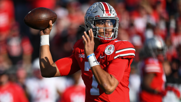 Ohio State QB C.J. Stroud Shows Off His Ridiculous Touch With A Picture Perfect Dime At Elite 11