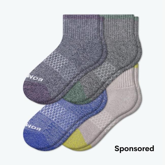 Bombas Marls Quarter Socks